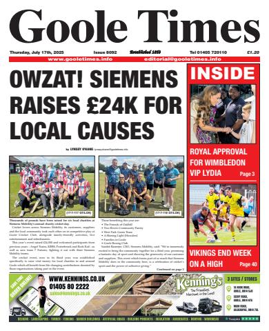 Goole Times issue July 17th 2025