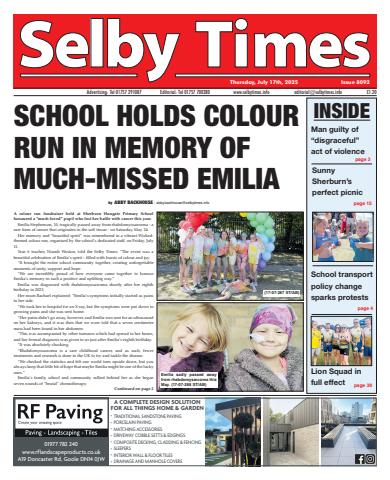 Selby Times issue July 17th 2025