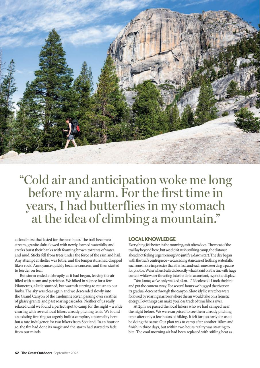 TGO - The Great Outdoors Magazine Preview Pages