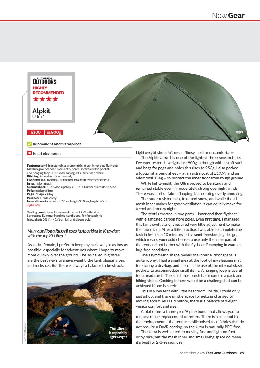 TGO - The Great Outdoors Magazine Preview Pages
