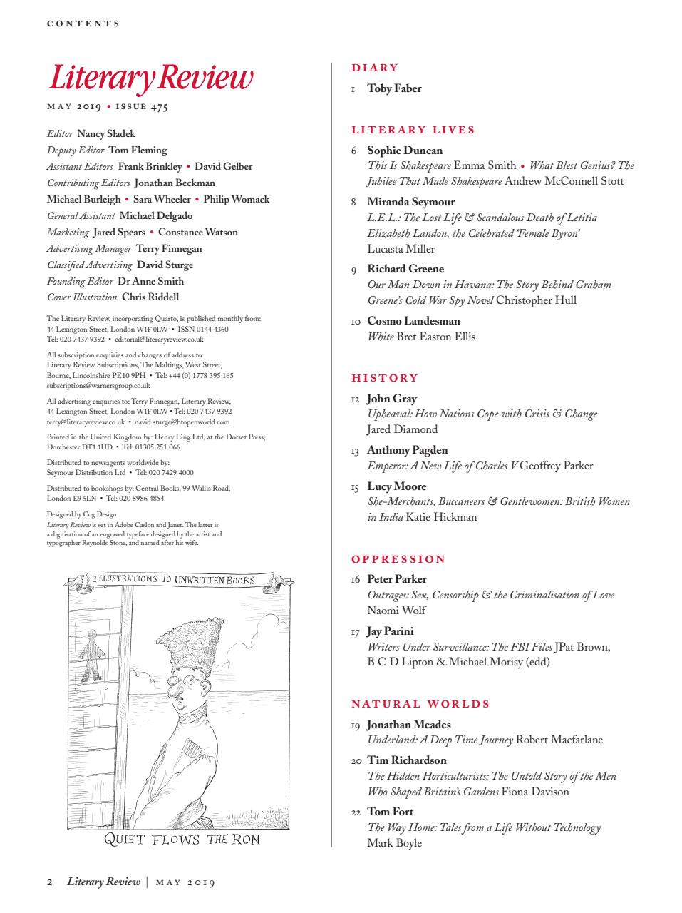 Literary Review Preview Pages