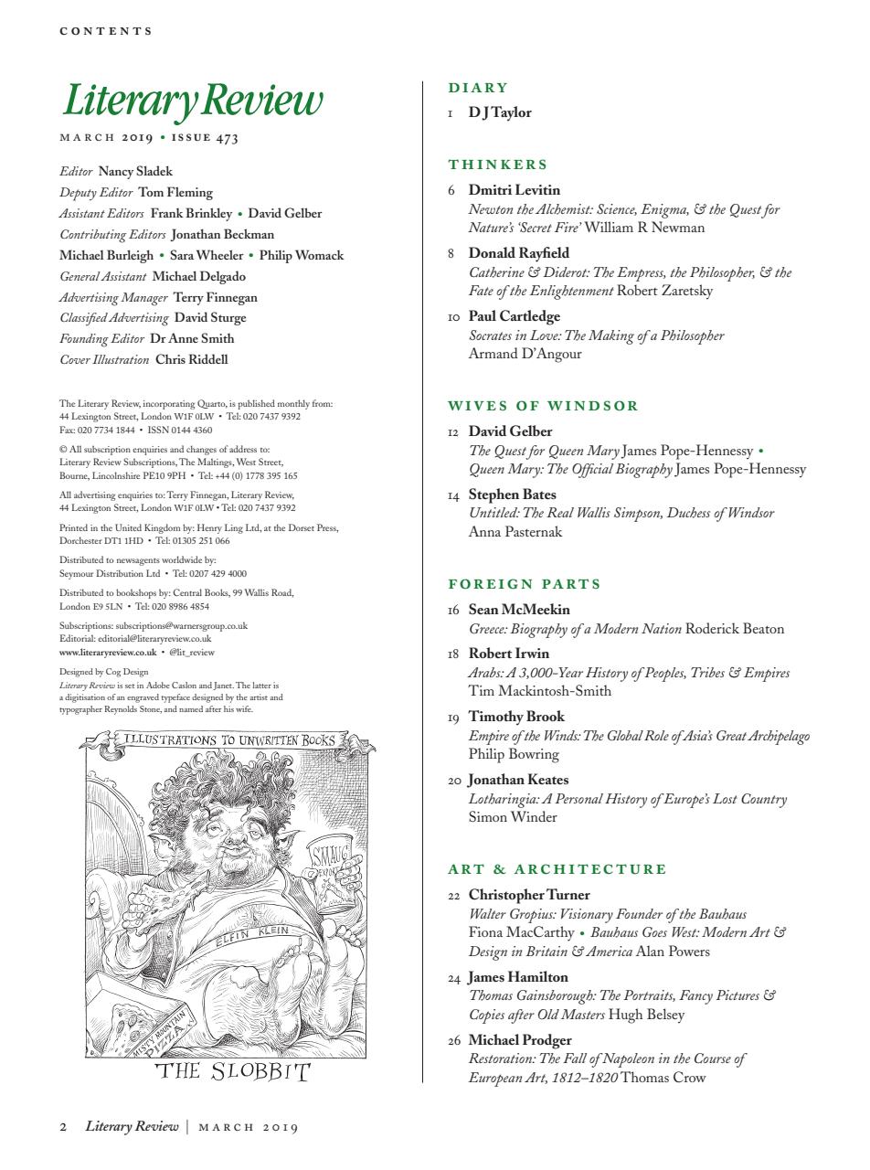 Literary Review Preview Pages