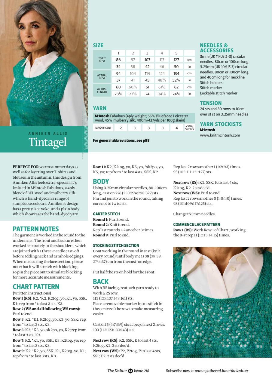 The Knitter Preview Pages