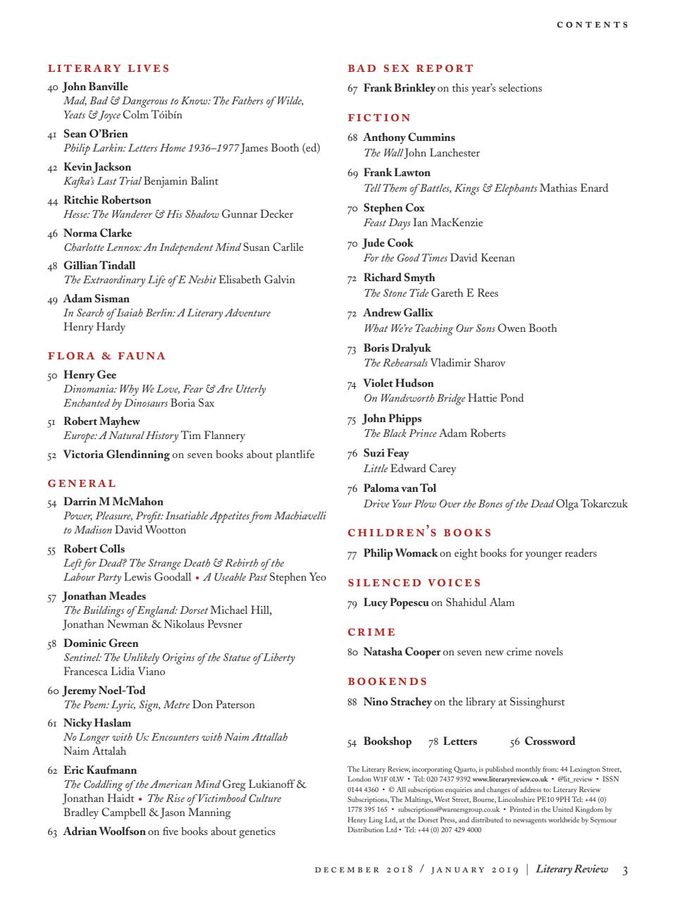 Literary Review Preview Pages