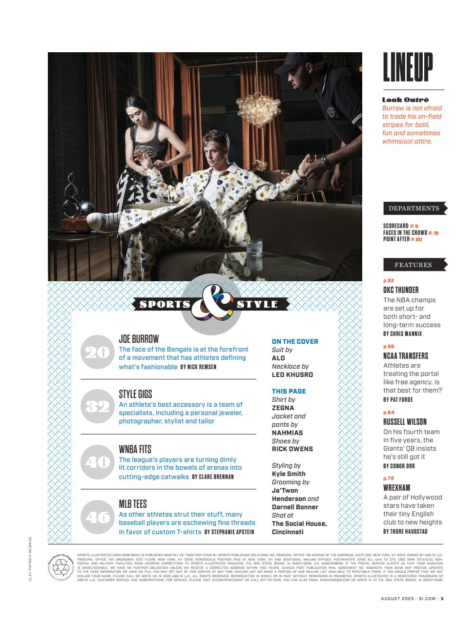 Sports Illustrated Preview Pages