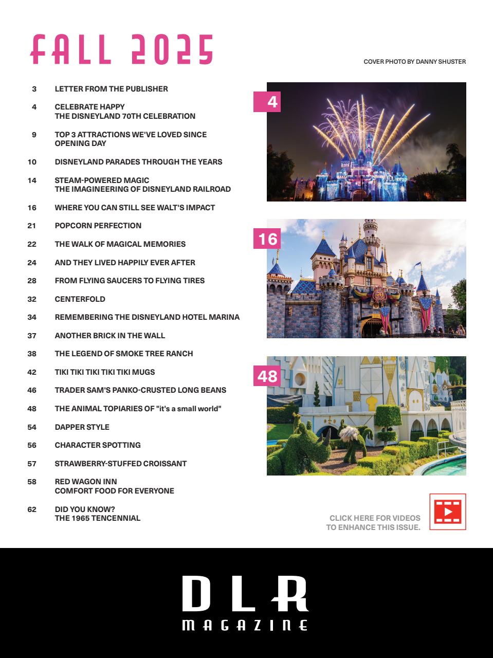 WDW Magazine Preview Pages