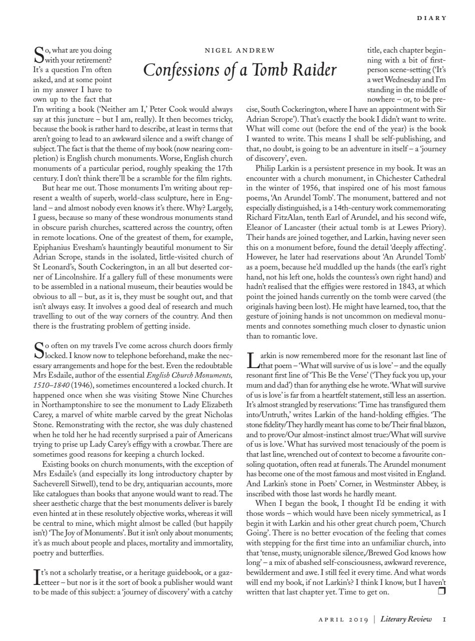 Literary Review Preview Pages