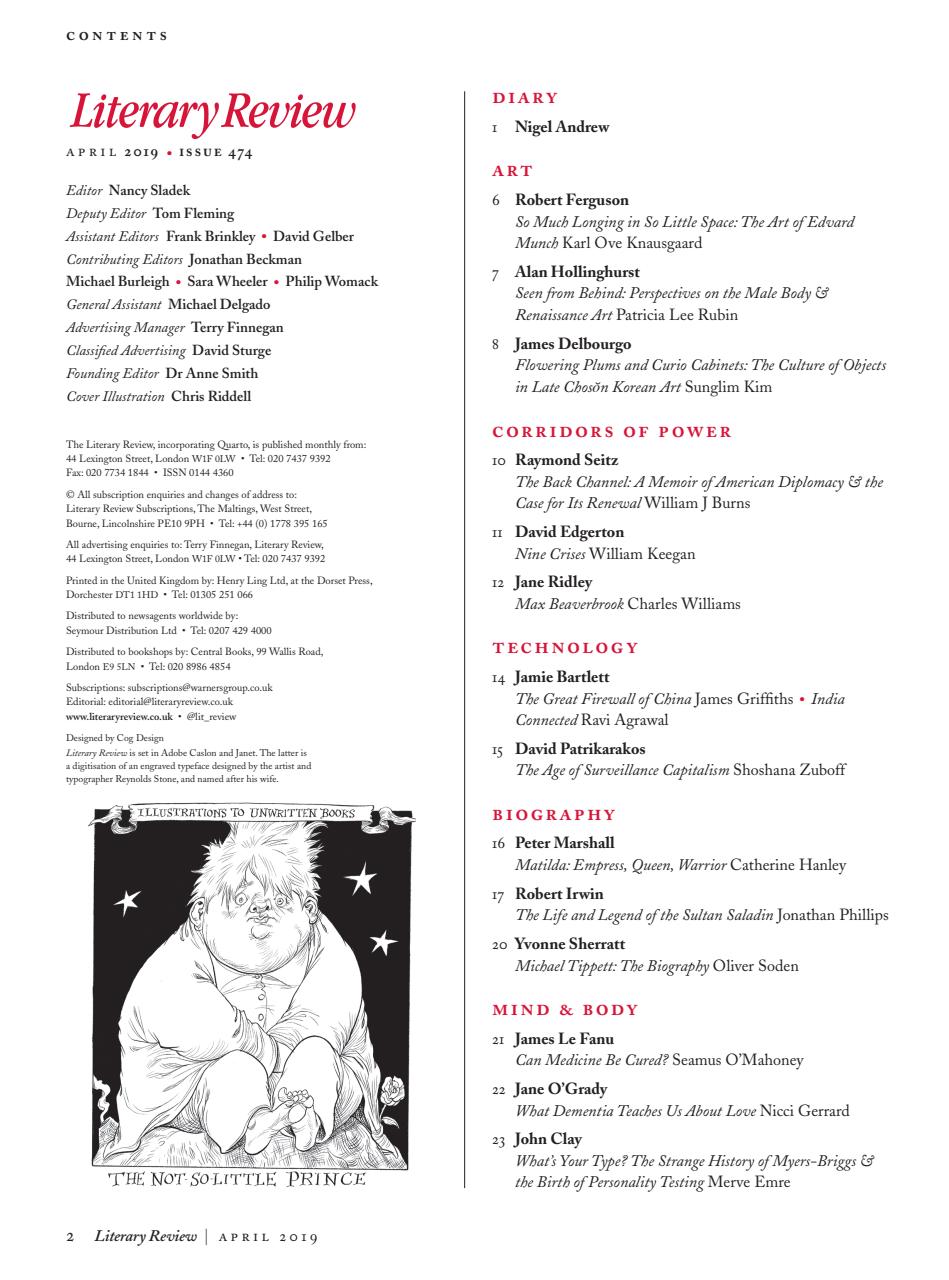 Literary Review Preview Pages