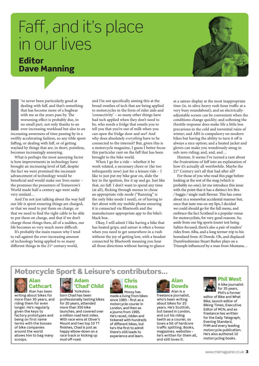 Motorcycle Sport & Leisure Preview Pages