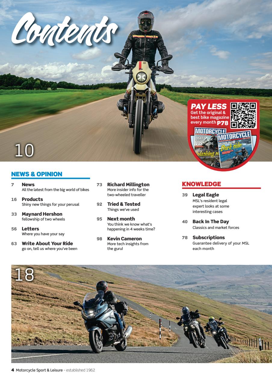 Motorcycle Sport & Leisure Preview Pages