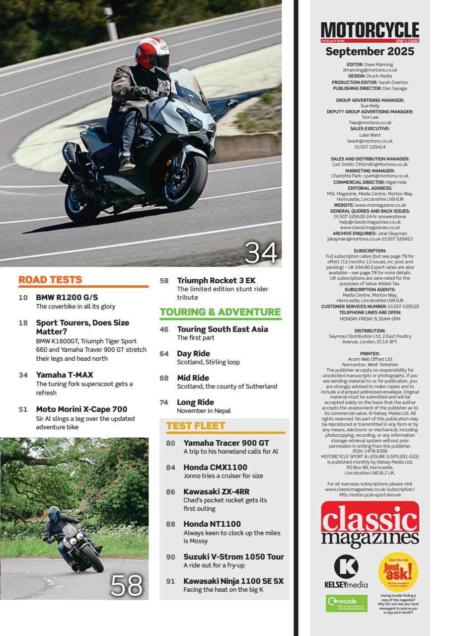 Motorcycle Sport & Leisure Preview Pages