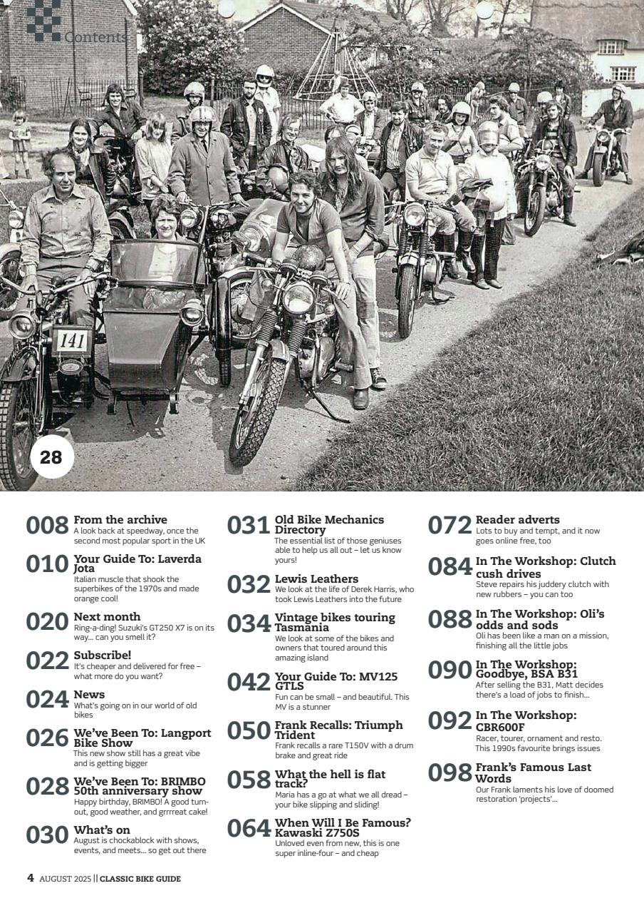 Classic Bike Guide Preview Pages