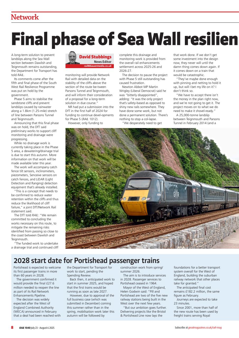 Rail Preview Pages