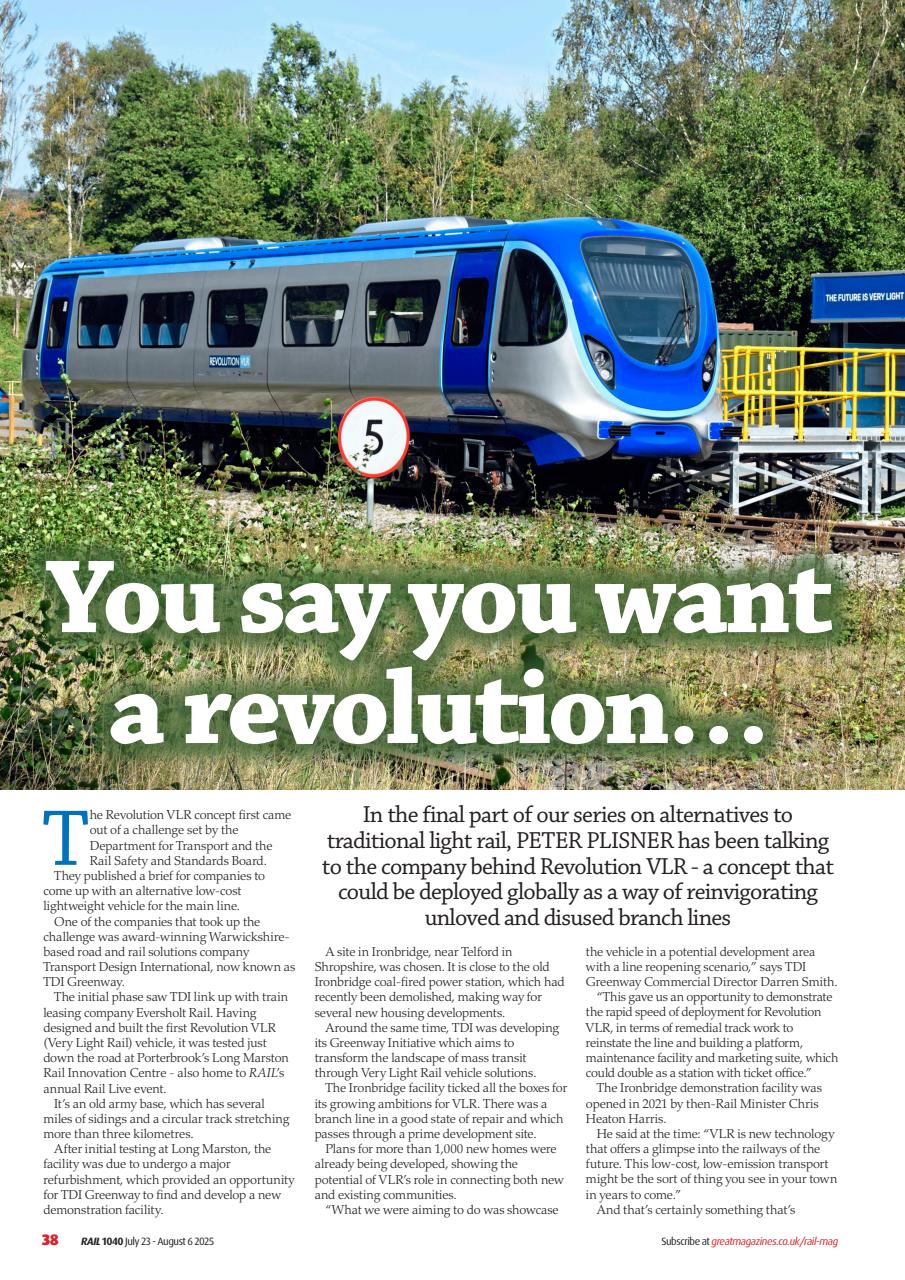 Rail Preview Pages