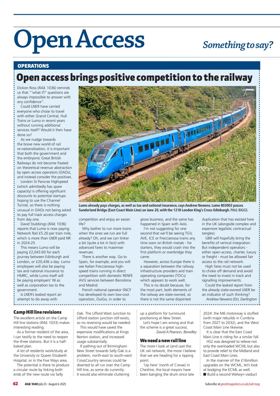 Rail Preview Pages