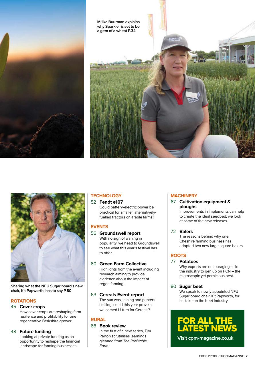 Crop Production Magazine Preview Pages