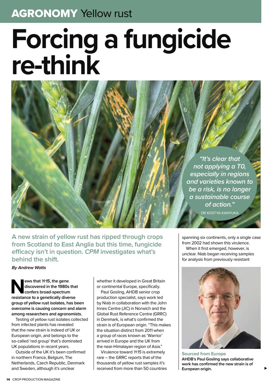 Crop Production Magazine Preview Pages