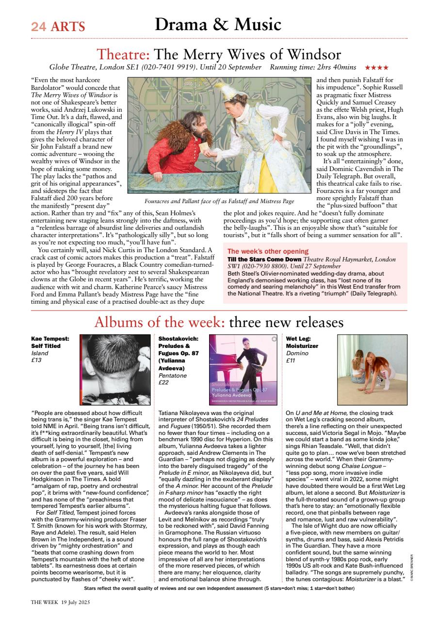 The Week Preview Pages