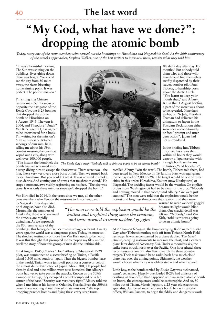 The Week Preview Pages