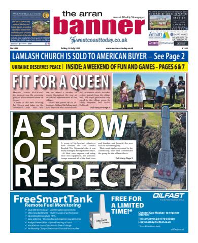 Arran Banner issue Friday, July 18, 2025