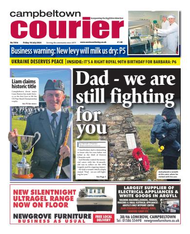 Campbeltown Courier issue Friday, July 18, 2025