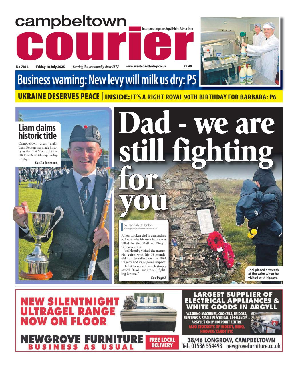 Campbeltown Courier Preview Pages