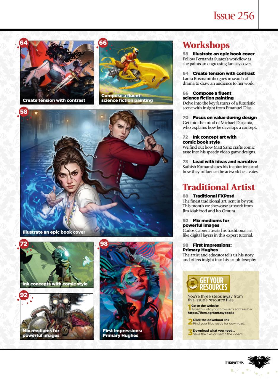 ImagineFX Preview Pages
