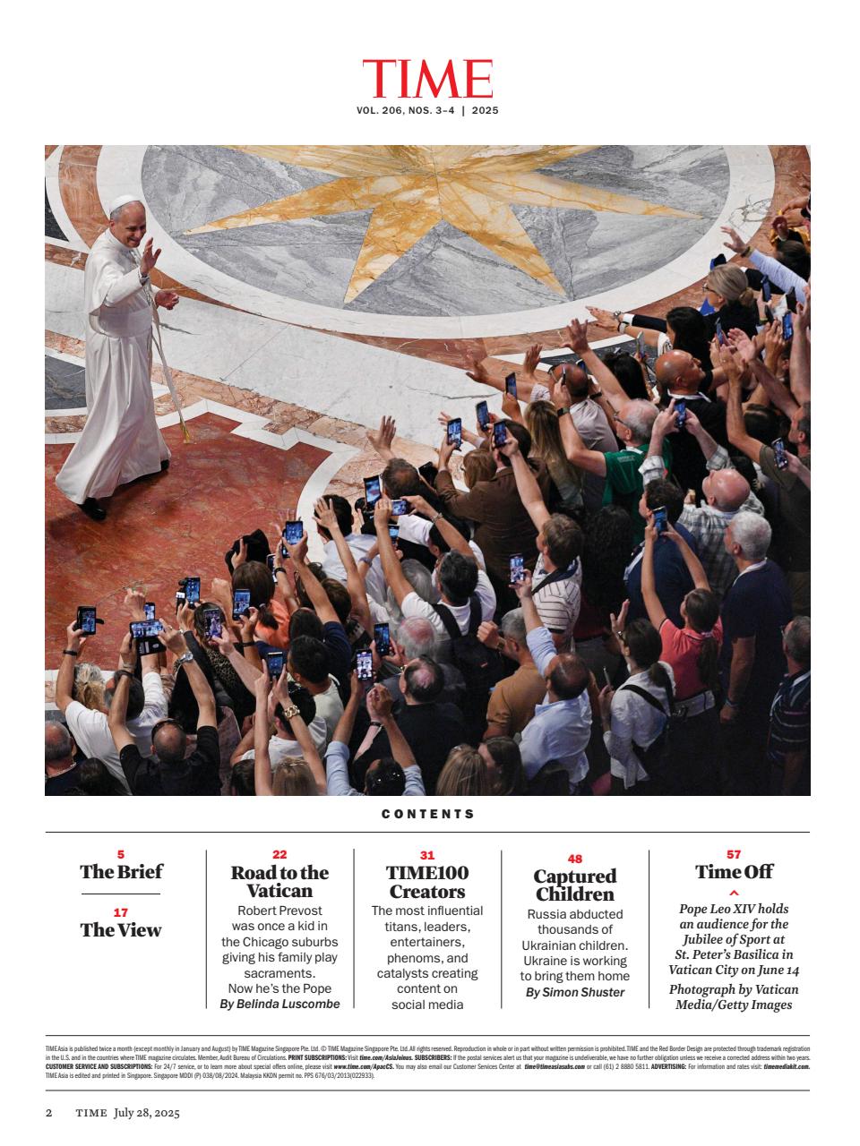 TIME Magazine Asia Preview Pages