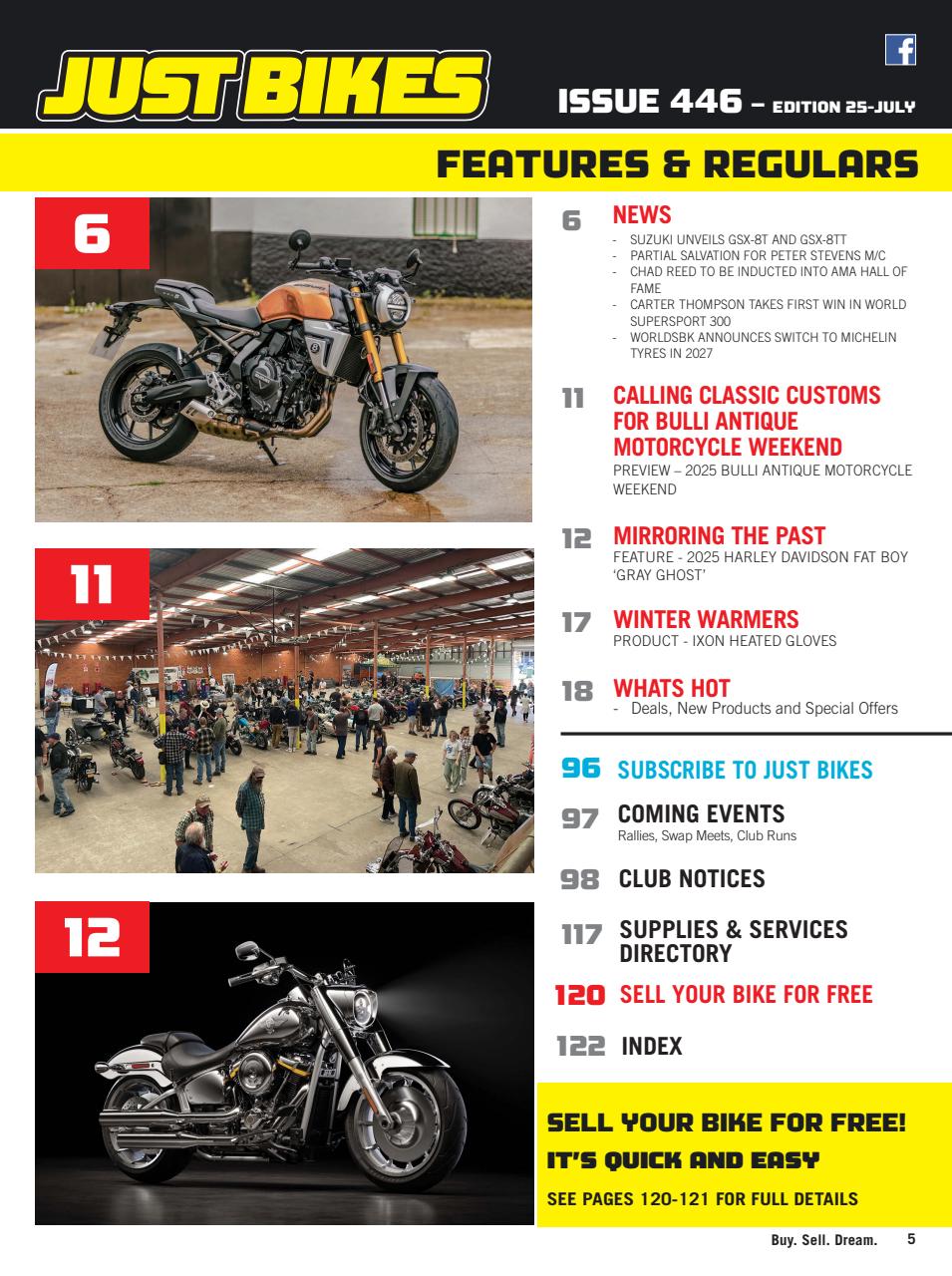 JUST BIKES Preview Pages