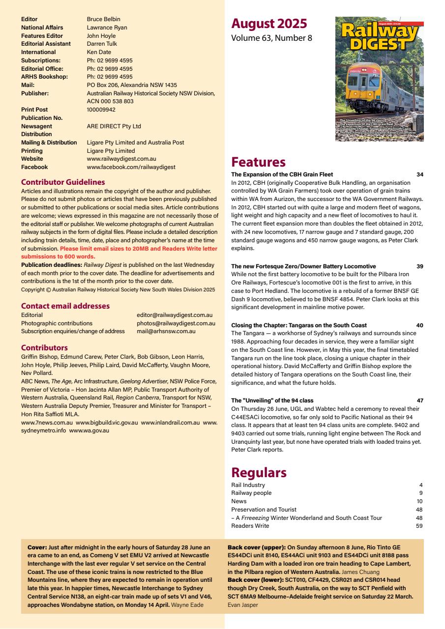 Railway Digest Preview Pages