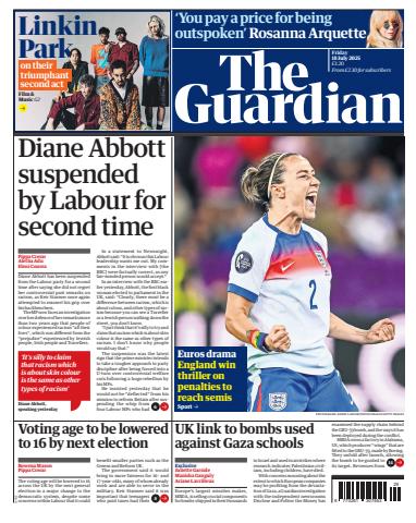 The Guardian Newspaper issue Friday, 18 July 2025