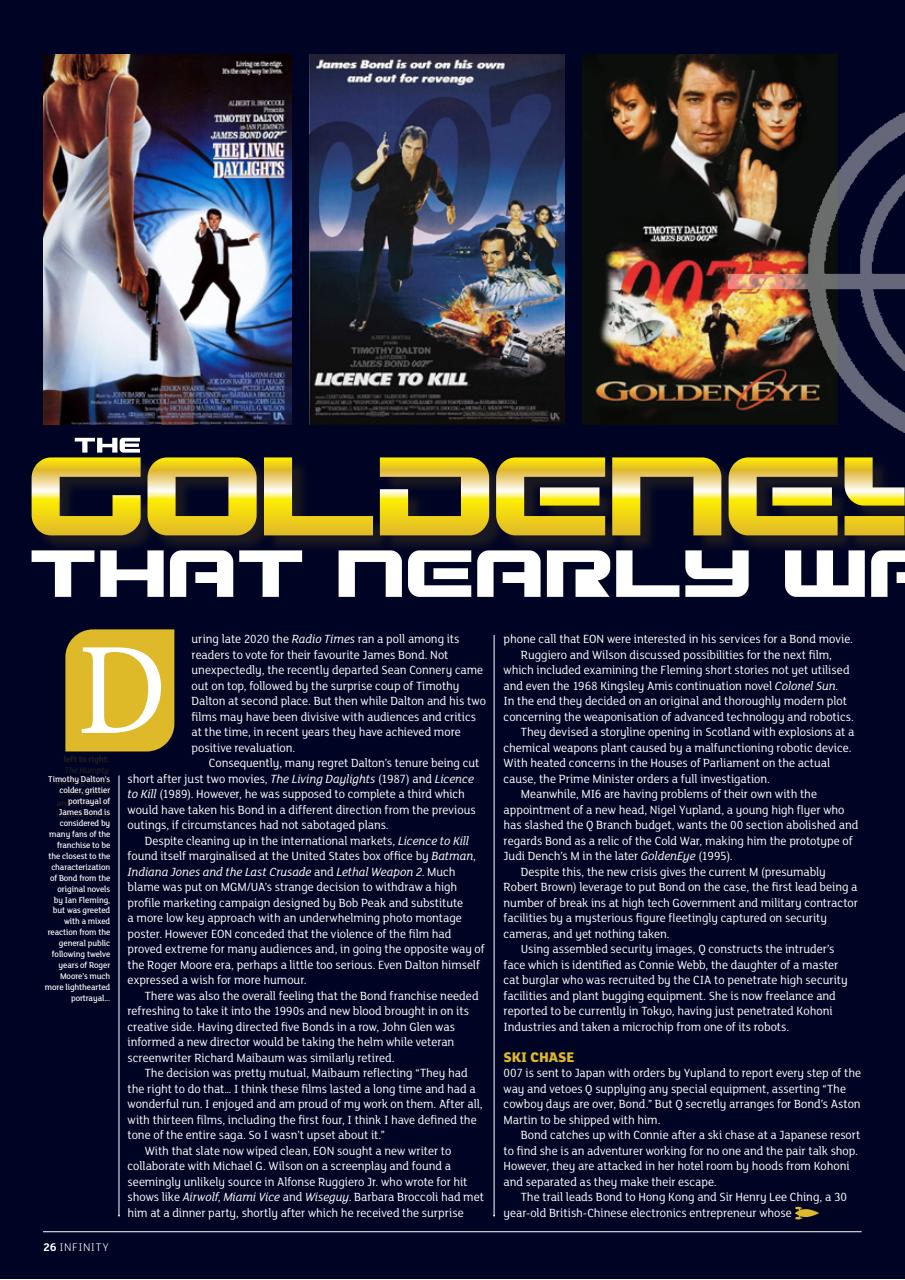 Infinity Magazine Preview Pages