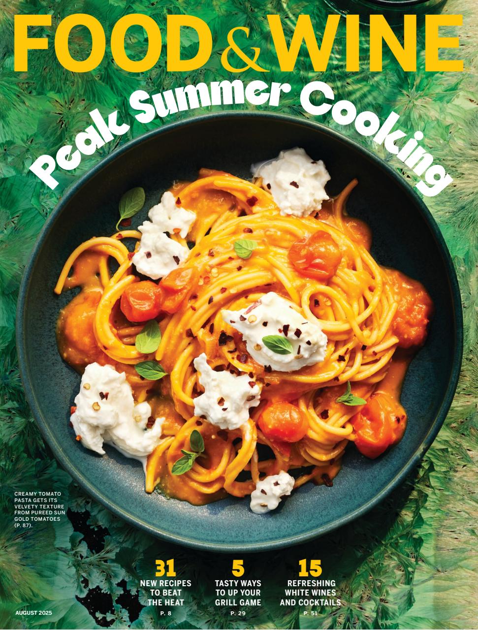 Food & Wine Preview Pages