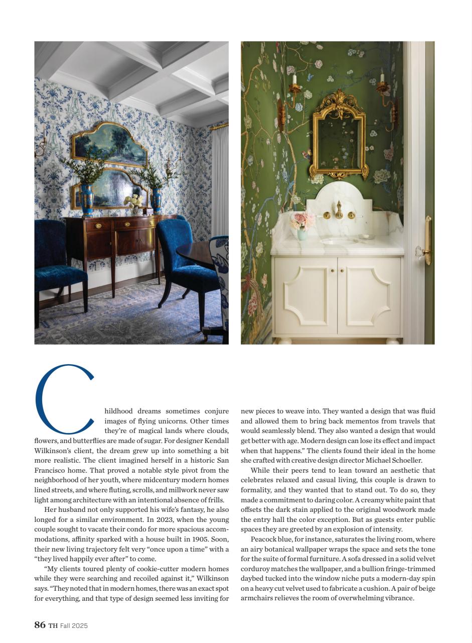 Traditional Home Preview Pages