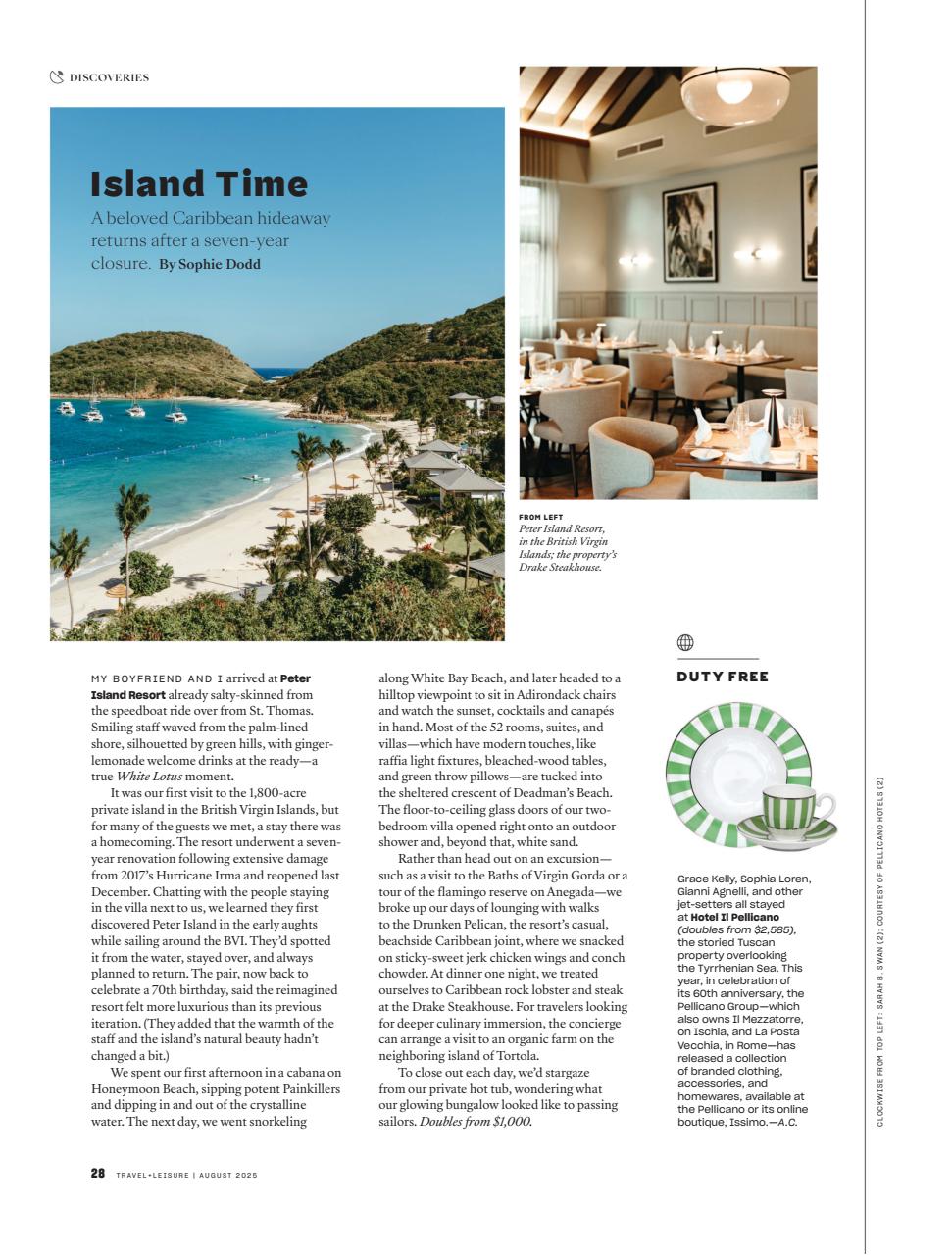 Travel + Leisure Preview Pages