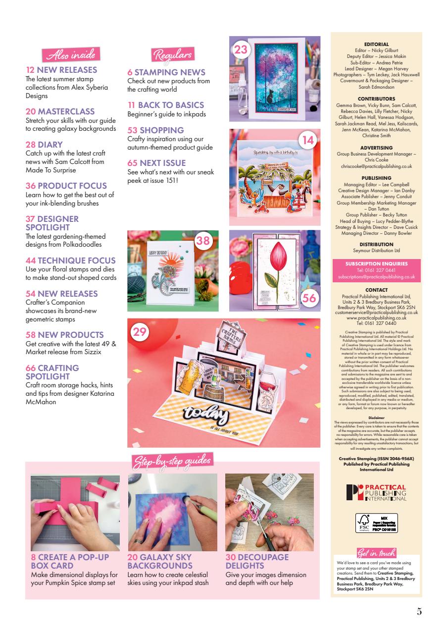 Creative Stamping Preview Pages