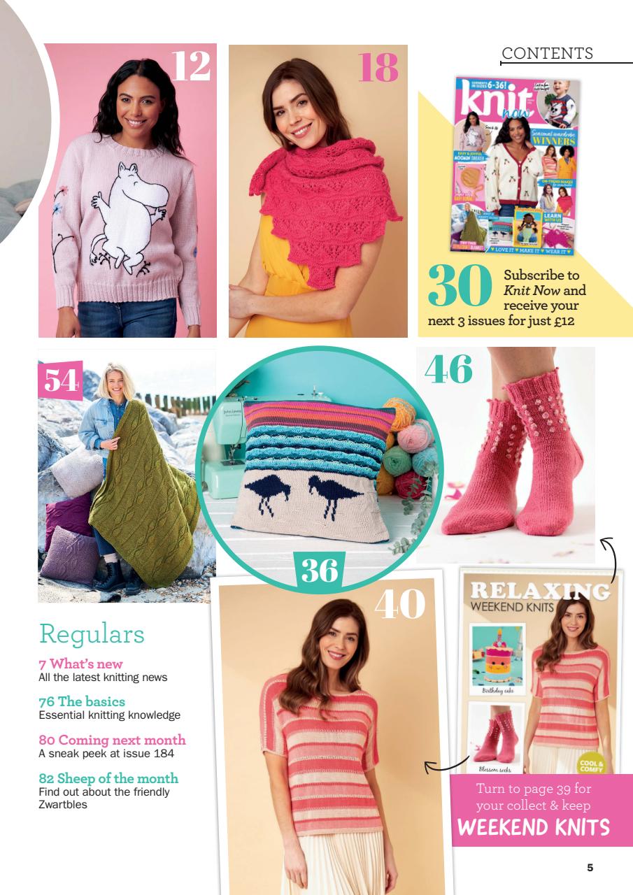 Knit Now Preview Pages