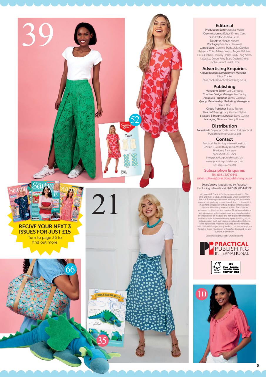 Love Sewing Preview Pages