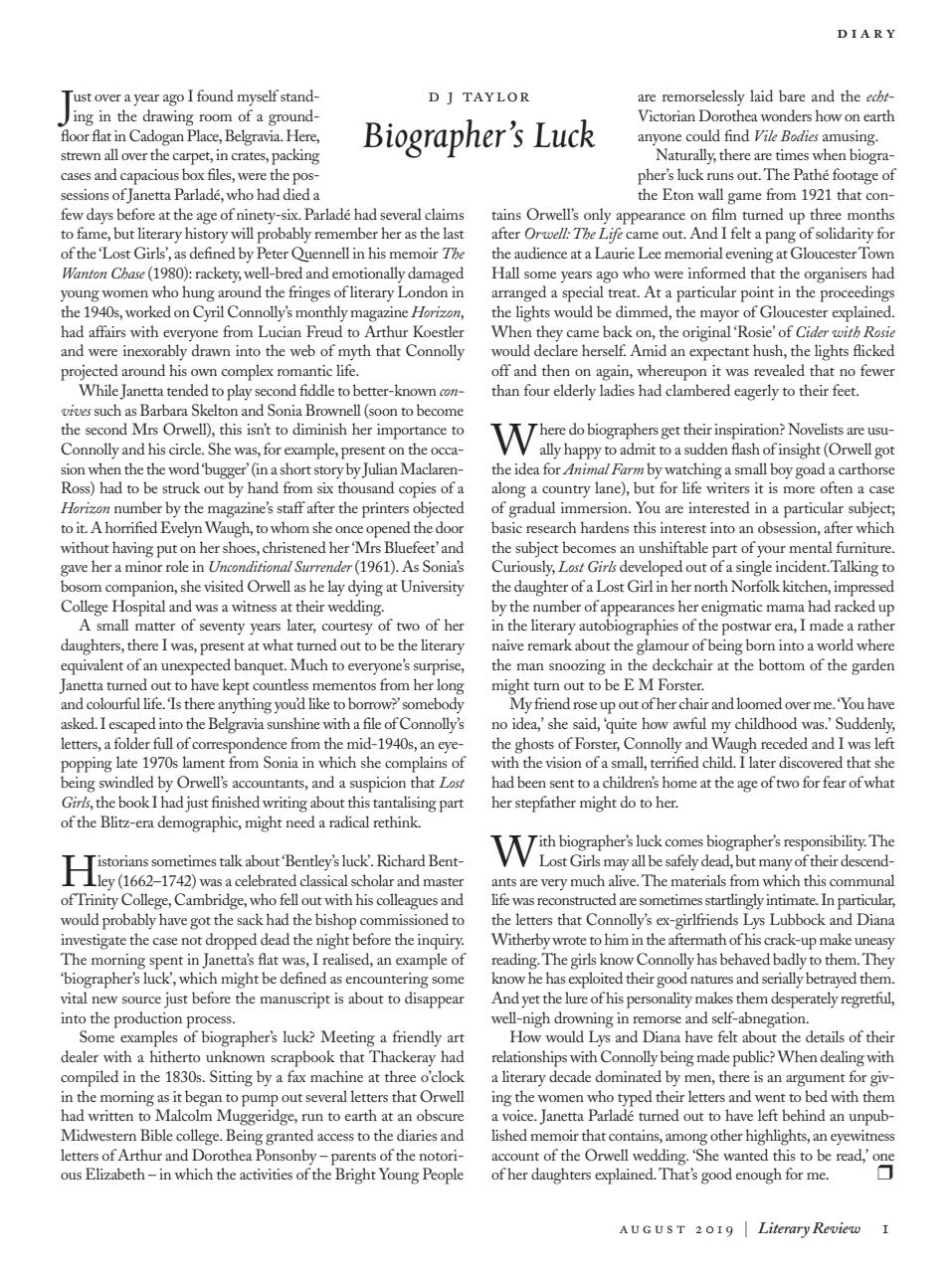 Literary Review Preview Pages
