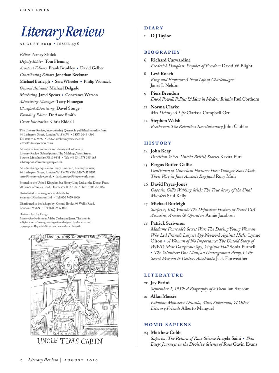 Literary Review Preview Pages