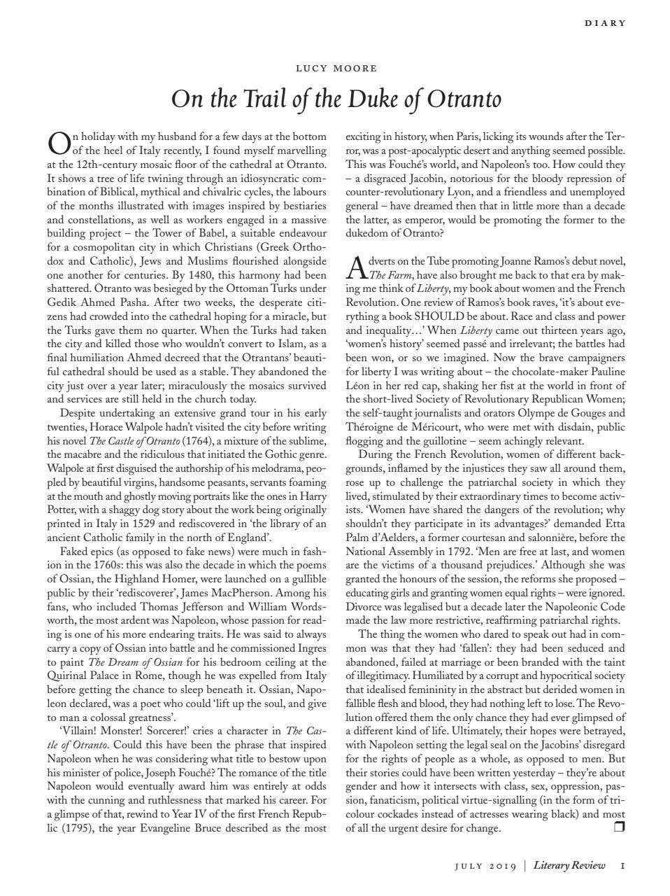 Literary Review Preview Pages