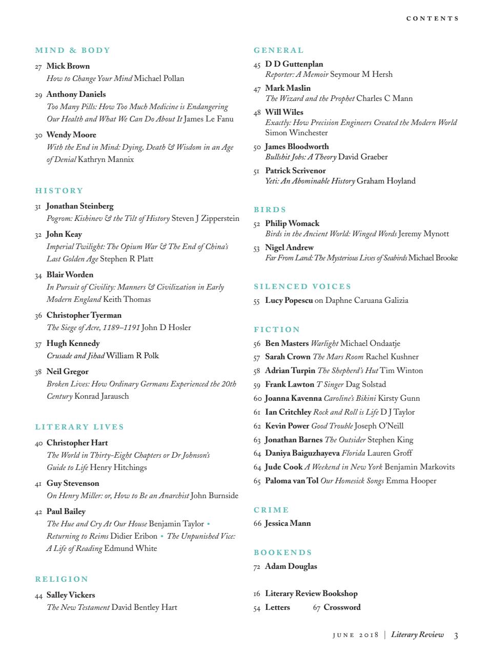 Literary Review Preview Pages