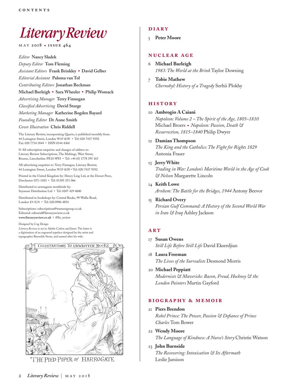 Literary Review Preview Pages