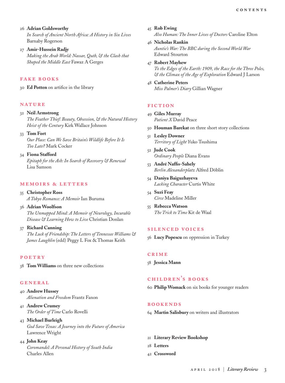 Literary Review Preview Pages