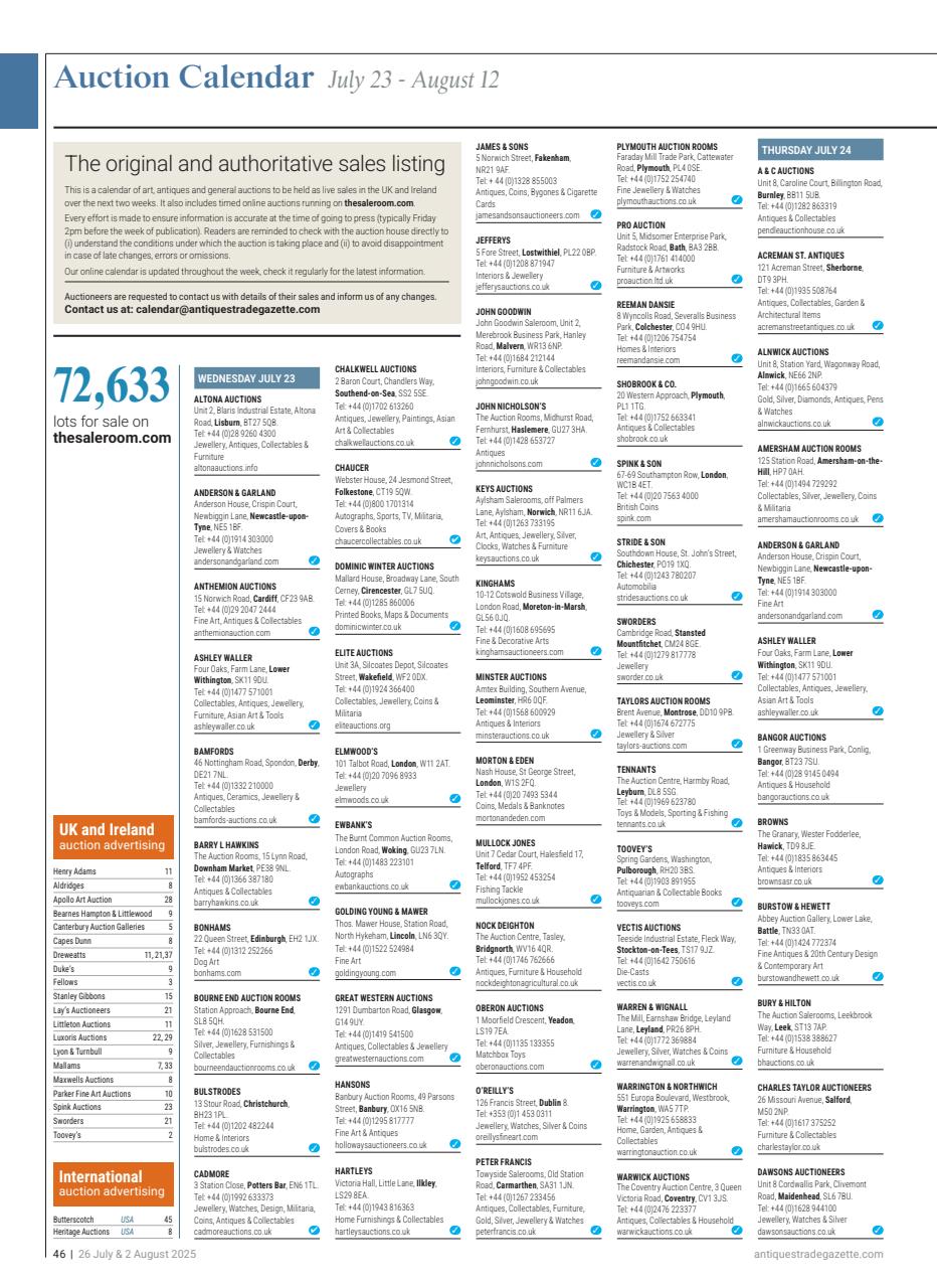 Antiques Trade Gazette Preview Pages