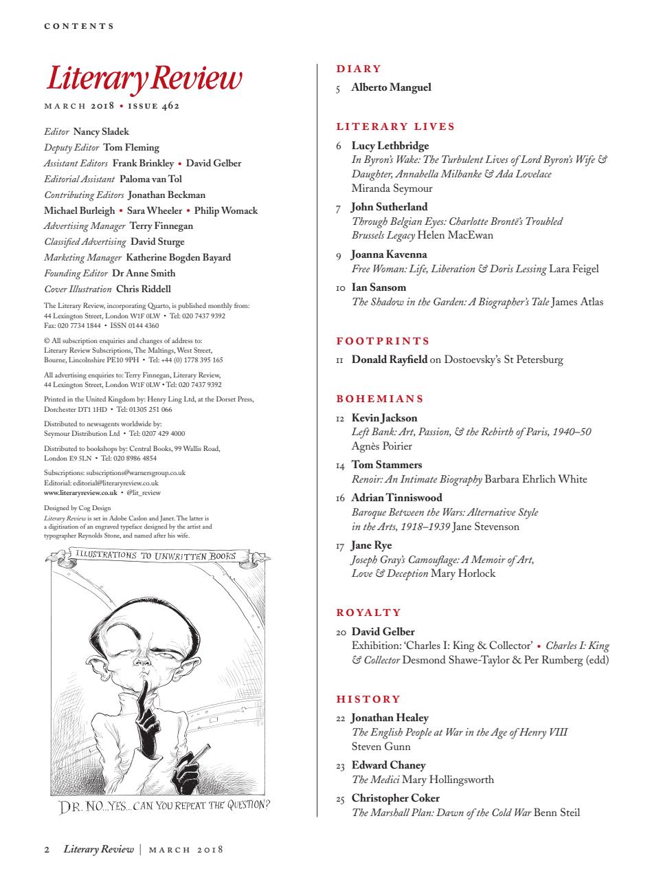 Literary Review Preview Pages