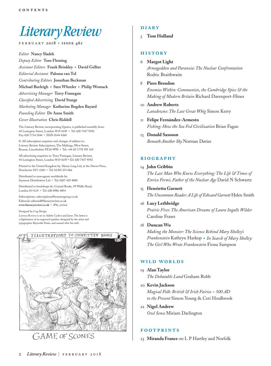 Literary Review Preview Pages