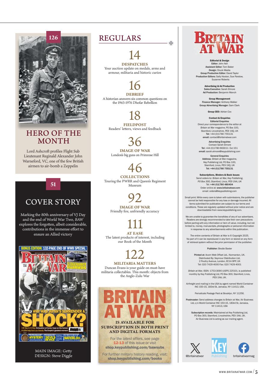 Britain at War Magazine Preview Pages
