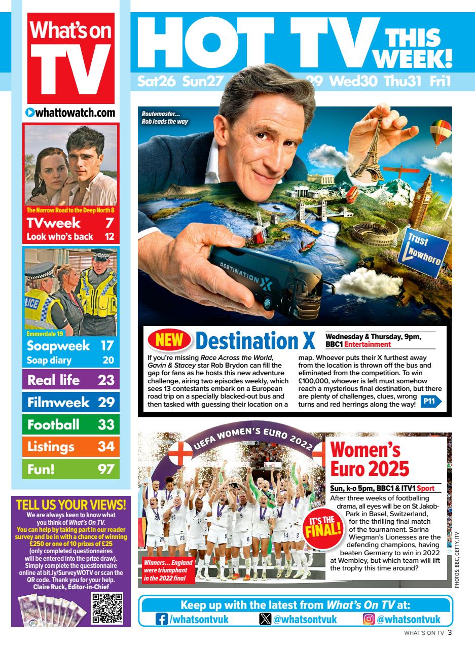 What's on TV Preview Pages