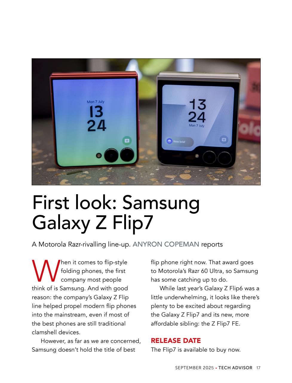 Tech Advisor Preview Pages